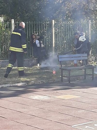 Пожарникарите са ни на гости. - ДГ 149 Зорница - София, Сердика